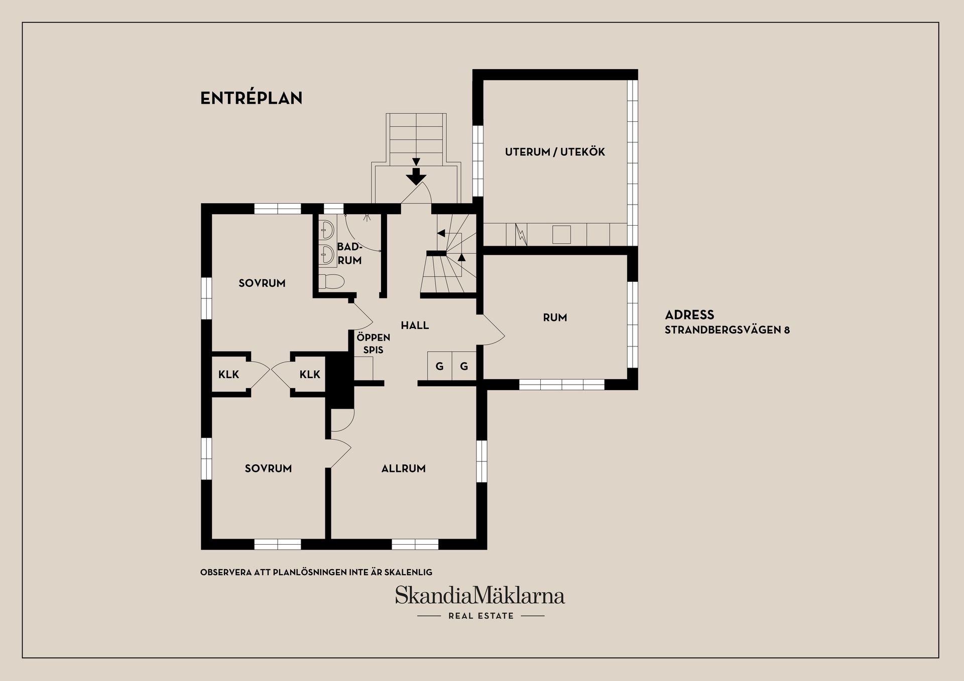 Villa, Strandbergsvägen 8, Nyköping