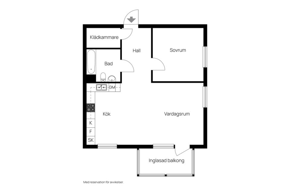 Bostadsrätt, Falkenbergsvägen 41, Västra Granloholm, Sundsvall