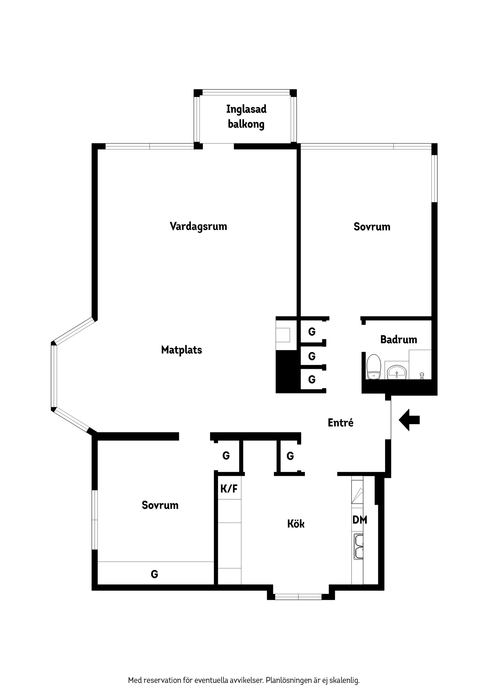 Bostadsrätt, Lönbladsgatan 5C, Östermalm, Kristianstad