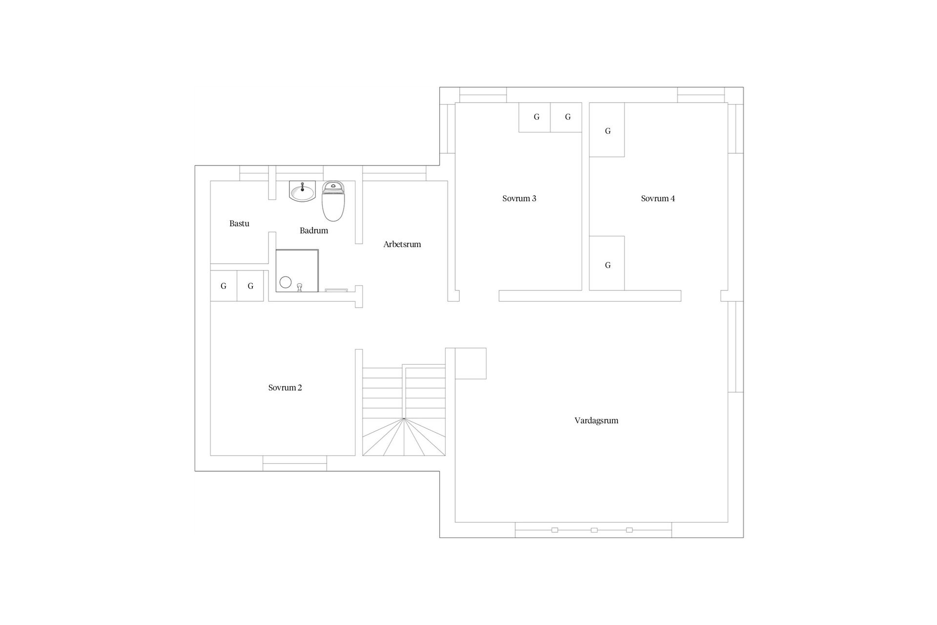 Villa, Radhus, Älvstigen 6B, Duved, Åre
