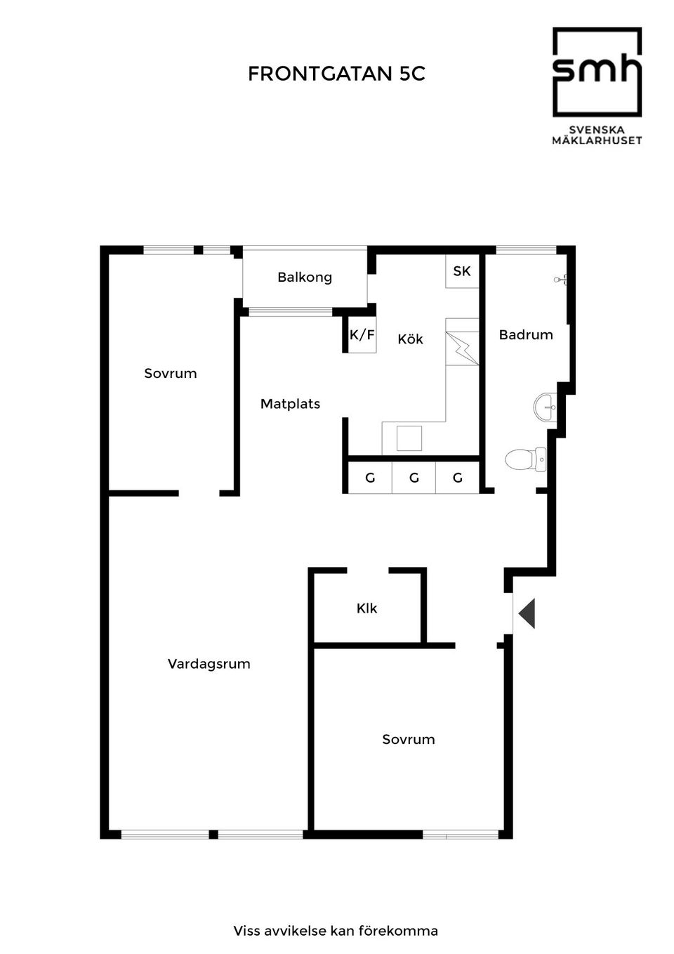 Bostadsrätt, Frontgatan 5C, Fredriksdal, Helsingborg