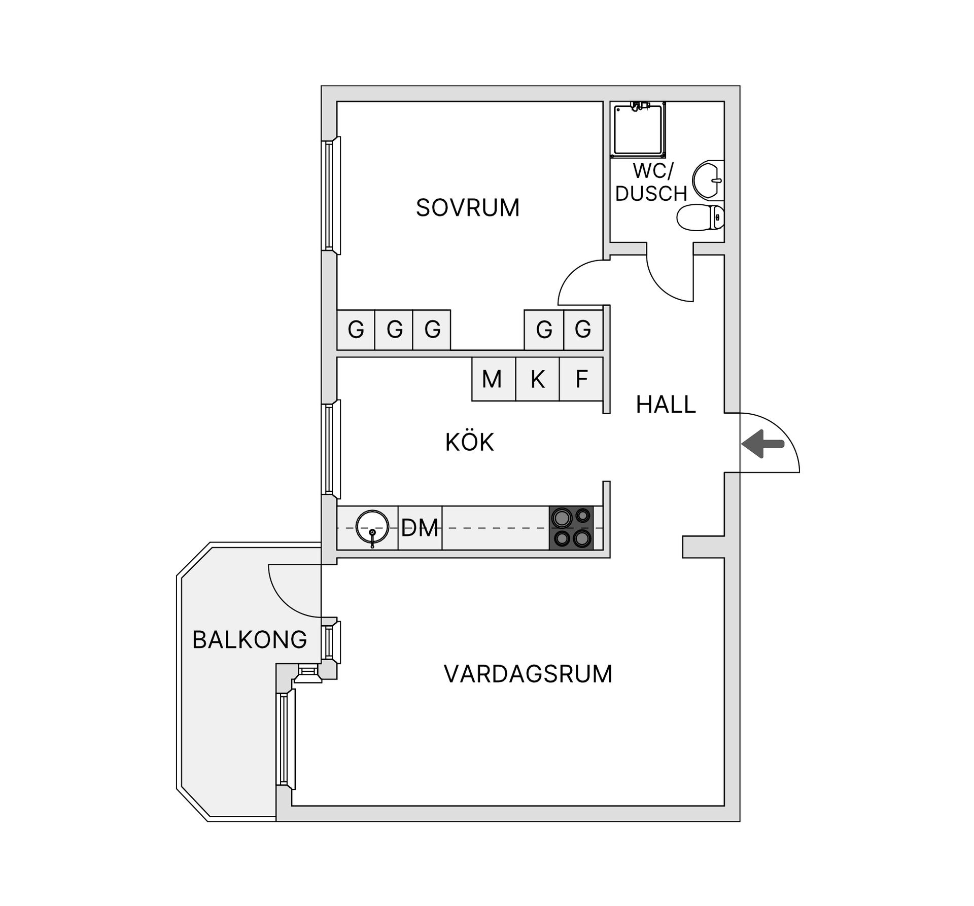Bostadsrätt, Badvädersgatan 15, Biskopsgården, Göteborg