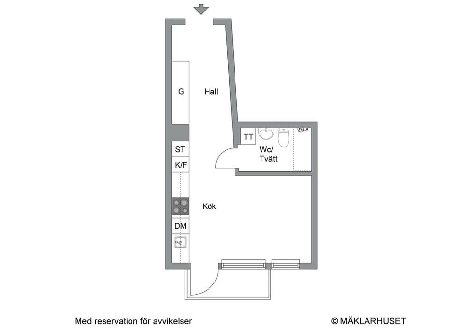 Bostadsrätt, Hamngatan 30, Centrala Sundbyberg, Sundbyberg
