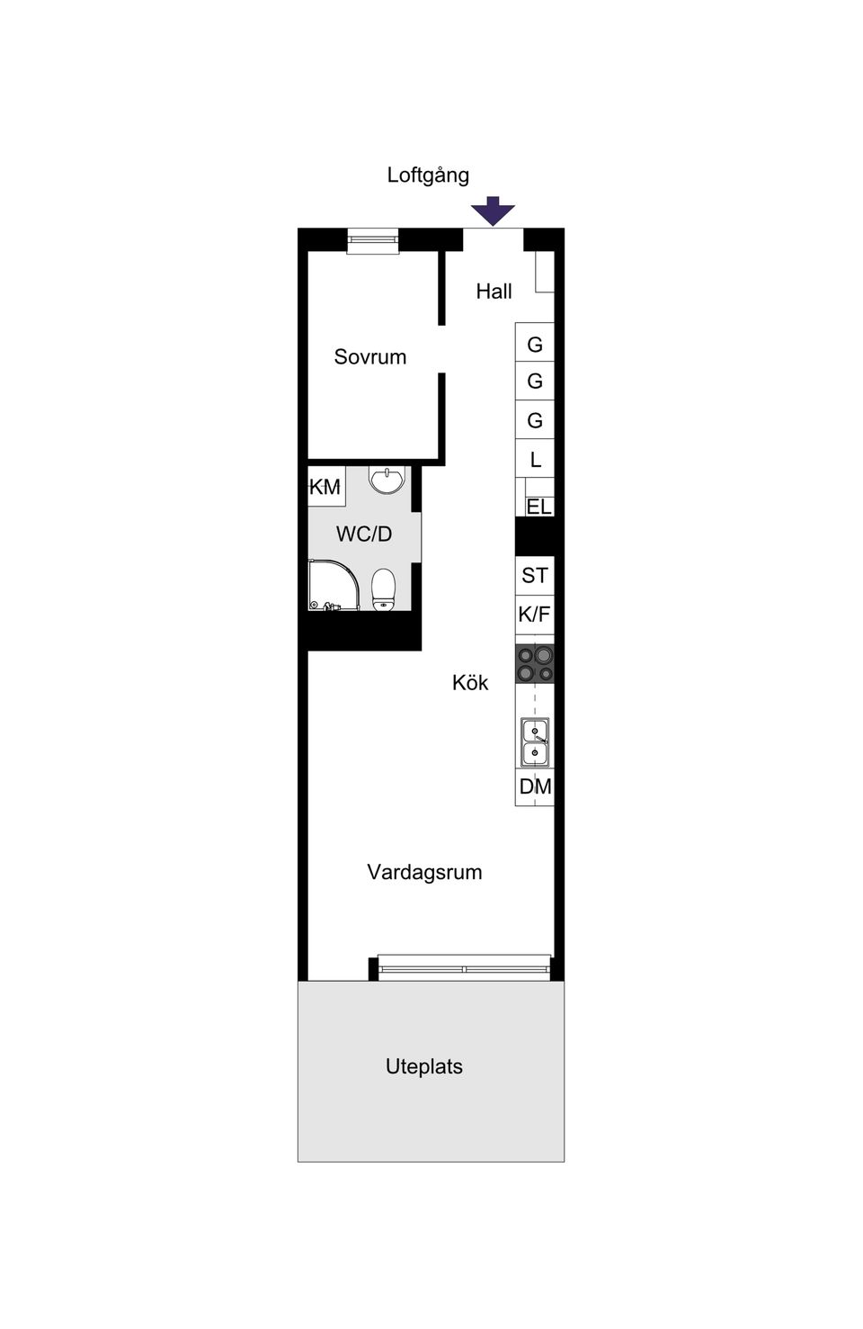 Bostadsrätt, Klädesvägen 42, BV, Bromma / Brommaplan, Stockholm
