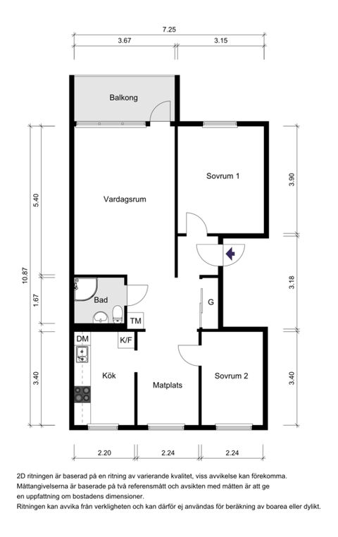 Bostadsrätt, Kaplansbacken 5B, Edsberg, Sollentuna