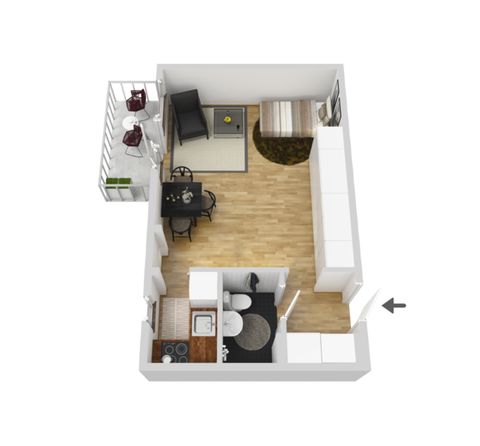 Bostadsrätt, Torggatan 6B, Centrum, Kalix
