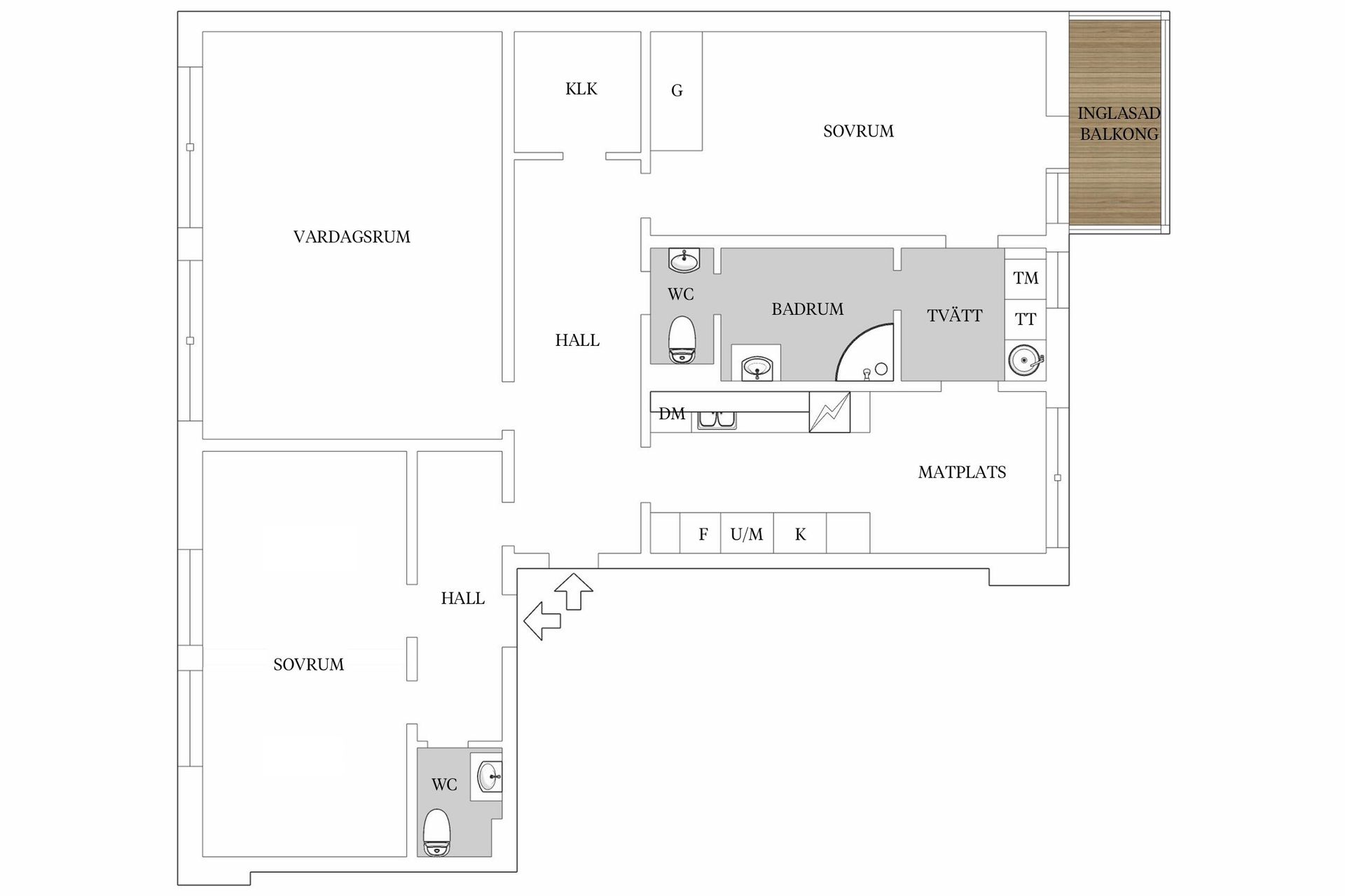 Bostadsrätt, Österleden 48F, Öster, Växjö