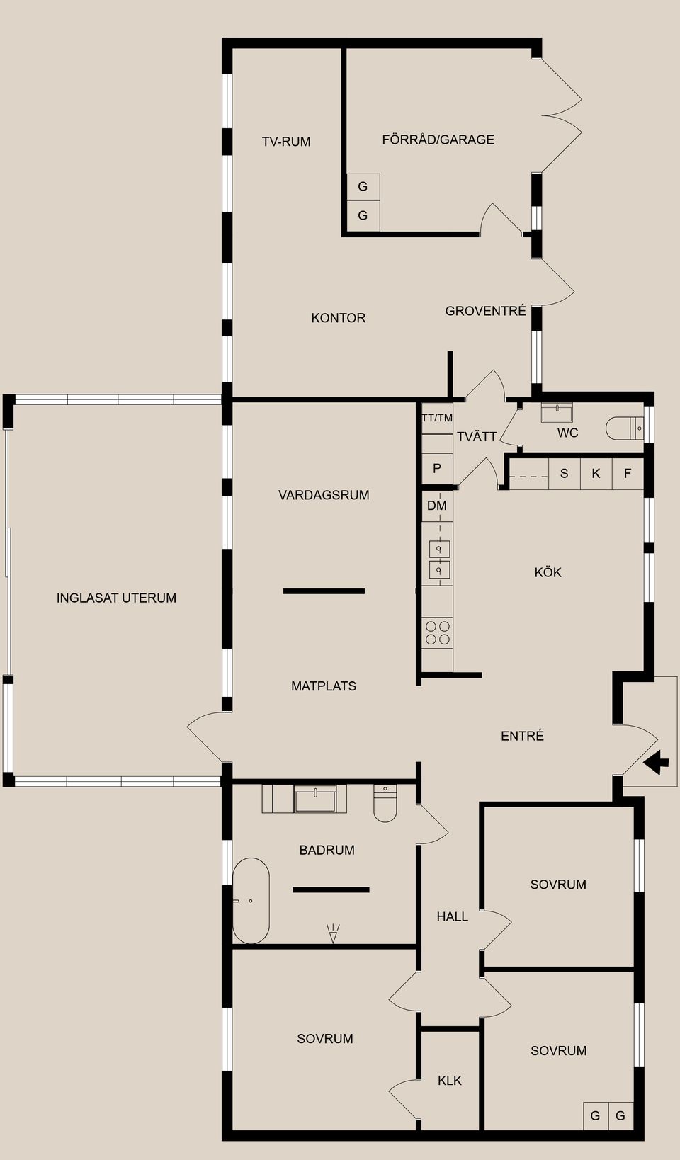 Villa, Sandvägen 9, Strångsjö, Katrineholm
