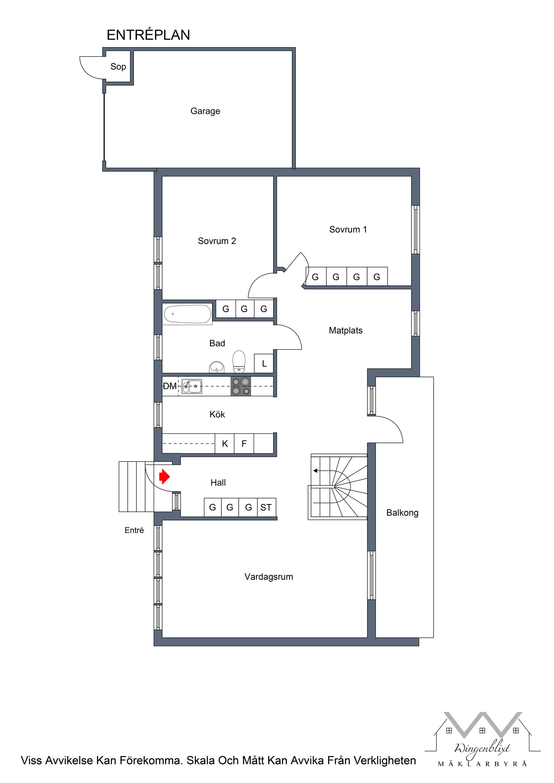 Villa, Gammeldansvägen 7, Brunna, Upplands-Bro