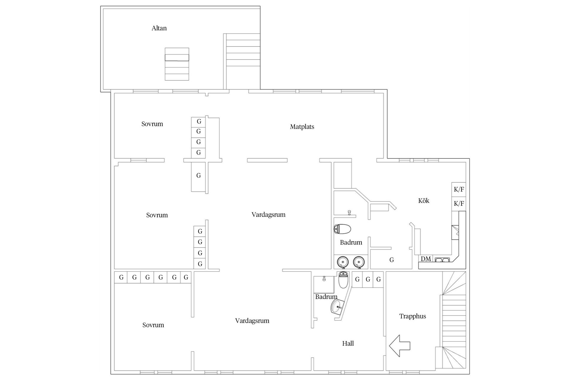 Villa, Kungsgatan 6, Höör - Centralt, Höör