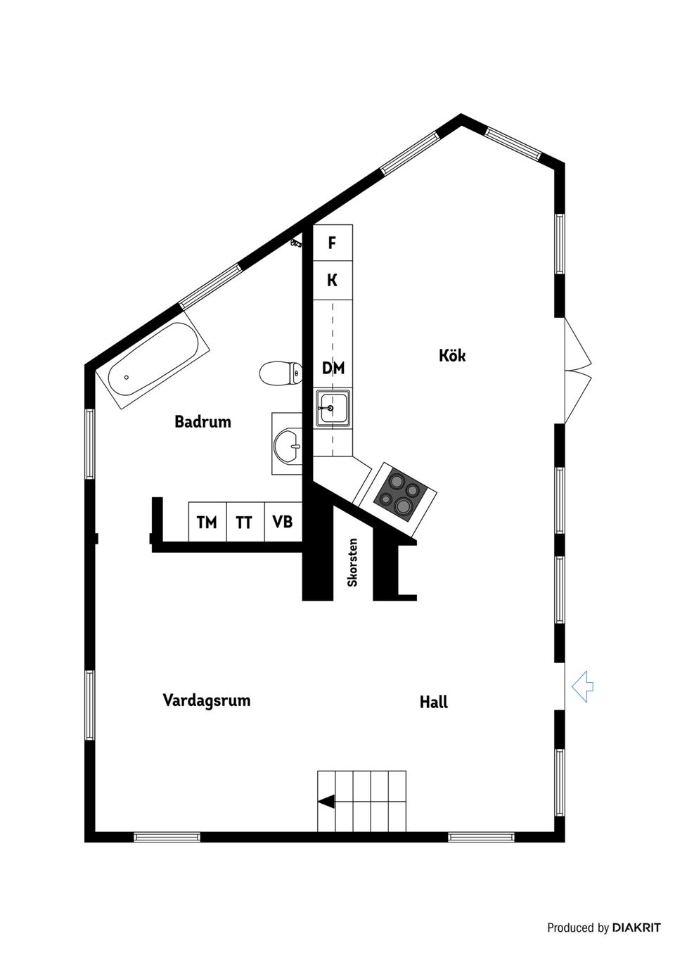 Villa, Stationsvägen 13, Jönåker, Nyköping