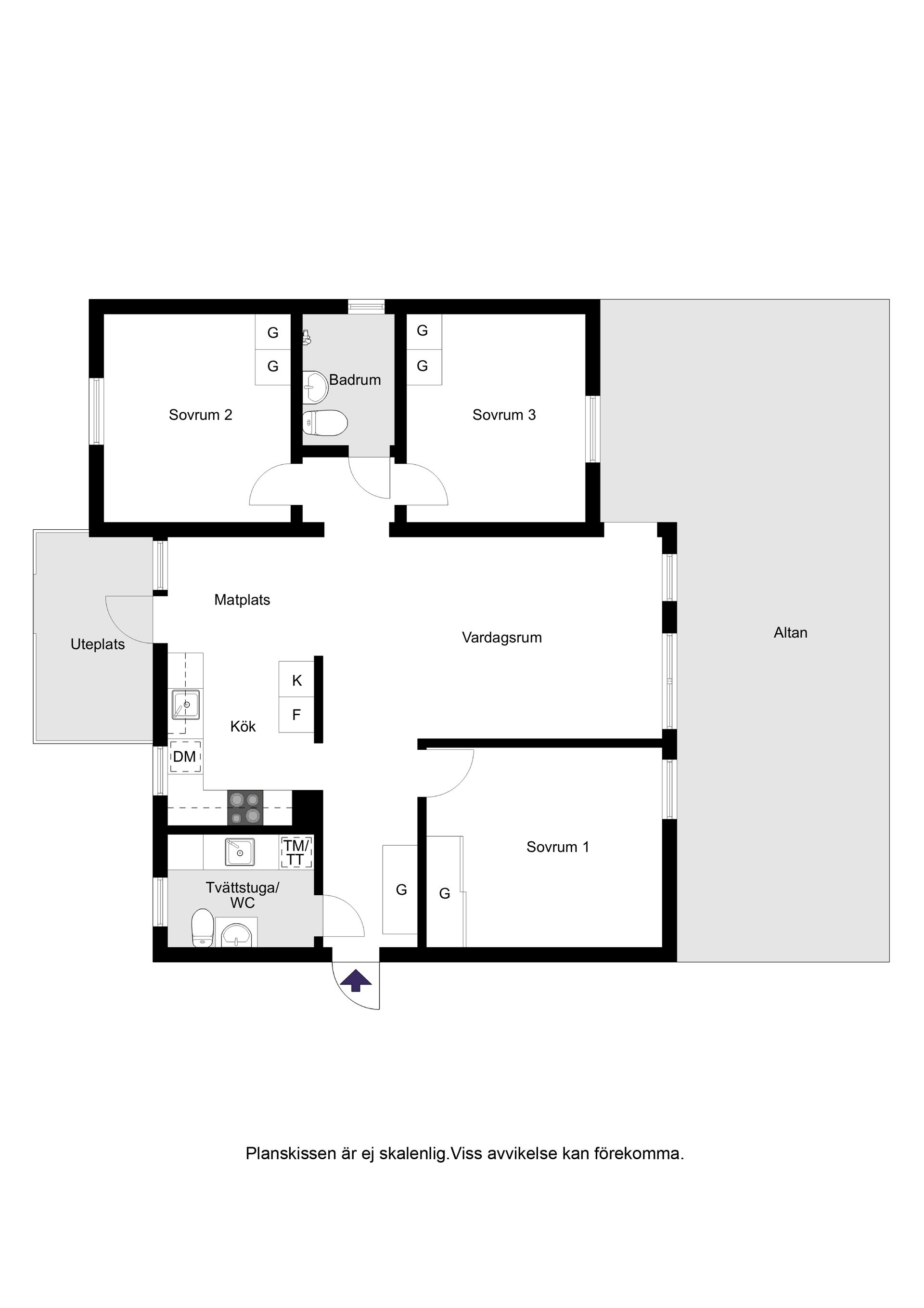 Bostadsrätt, Hagalundsvägen 5, Pålsbo, Halmstad