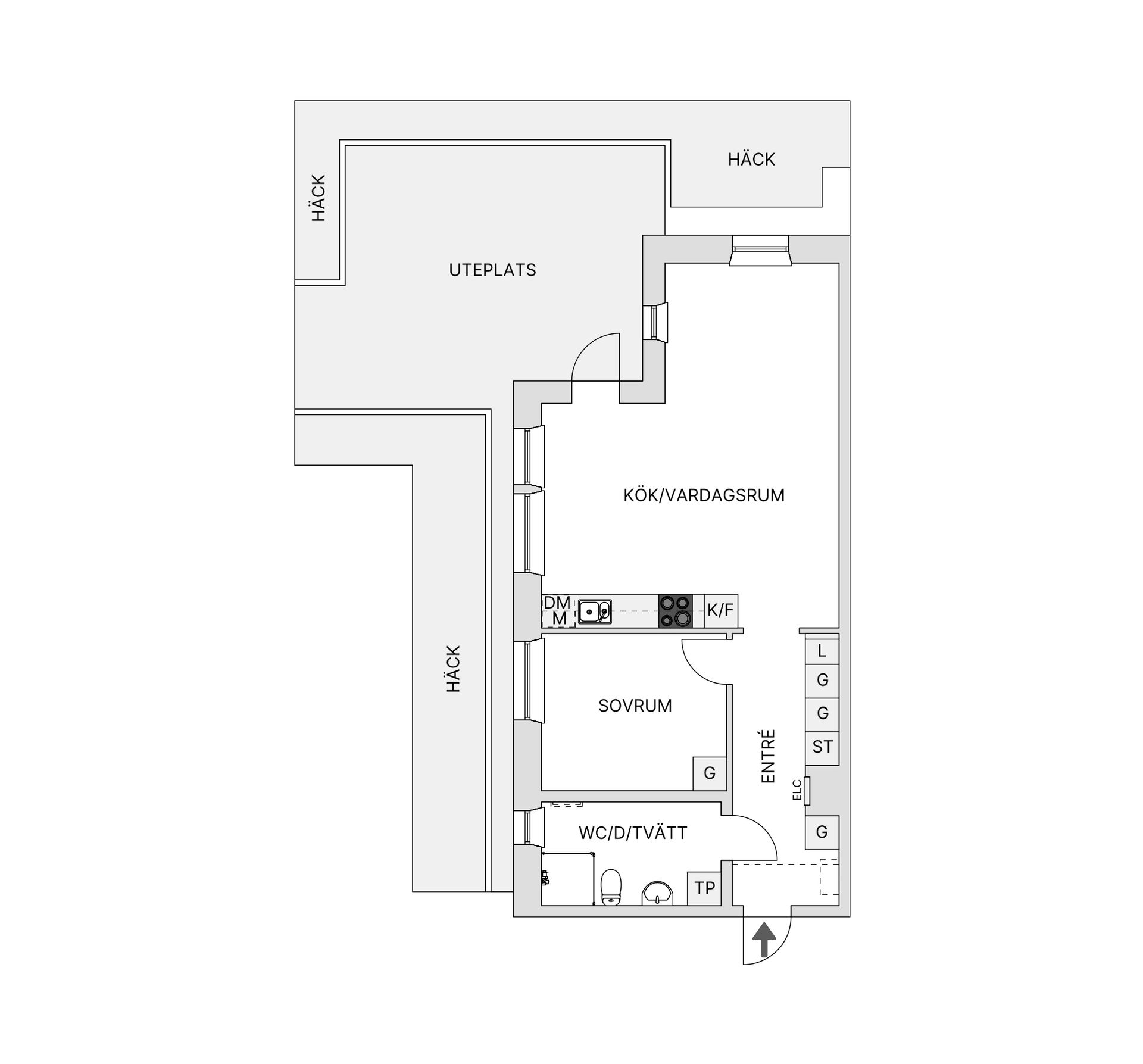 Bostadsrätt, Mannerfelts väg 7, Regementsstaden, Borås