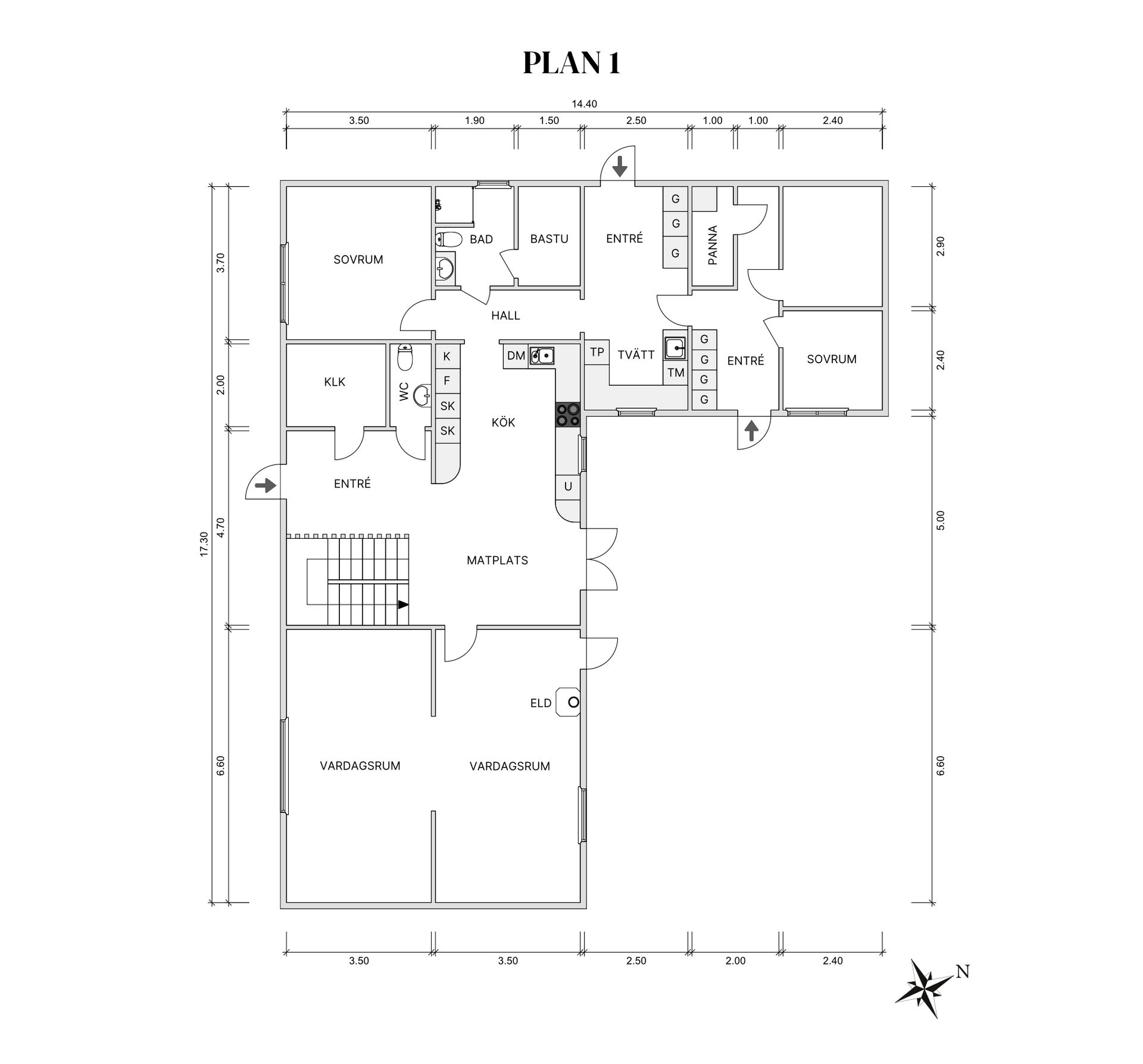 Villa, Kungsleden 31B, Örkelljunga