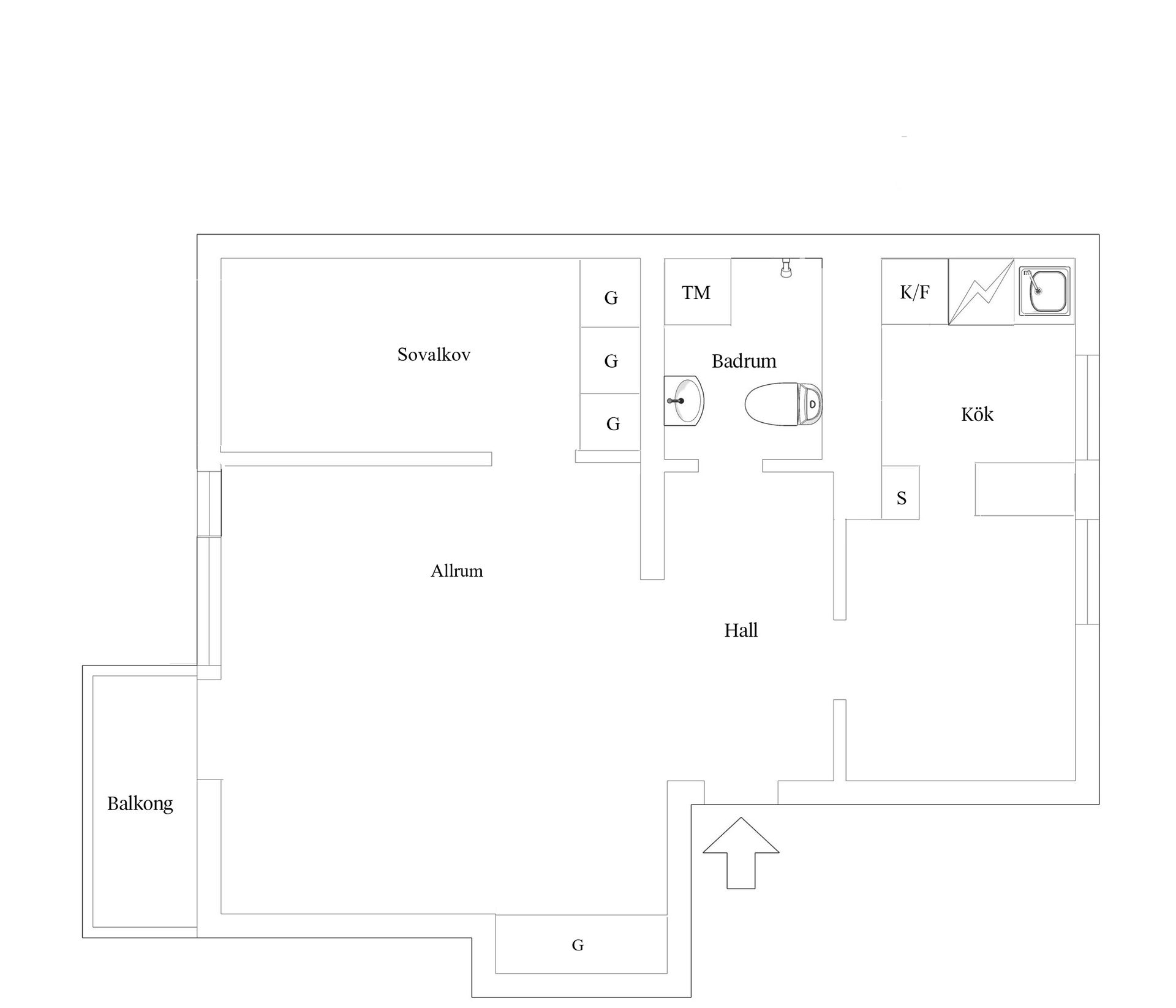 Bostadsrätt, Kinnekullevägen 38, högst upp!, Bromma - Traneberg, Stockholm