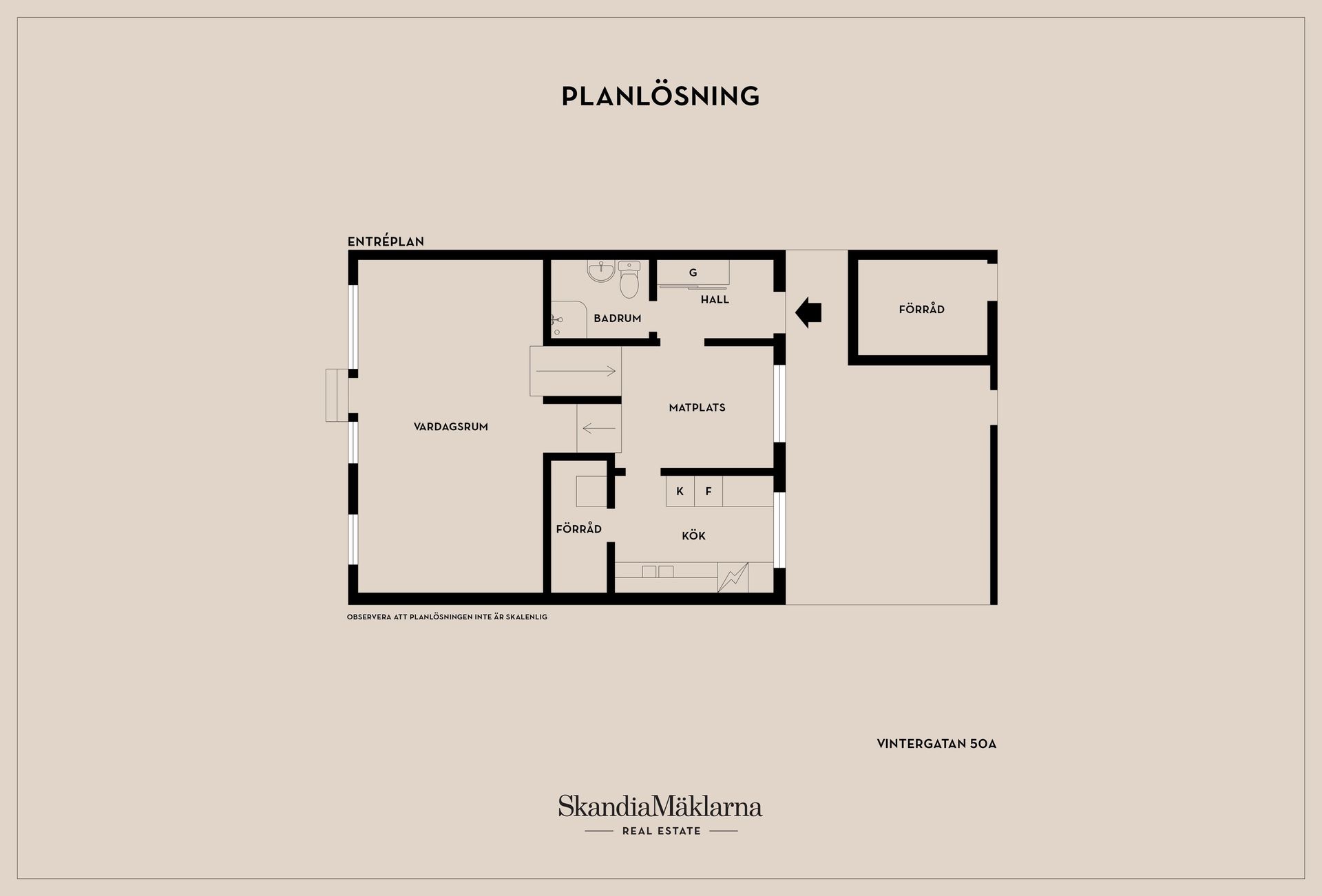 Bostadsrätt, Vintergatan 50A, Billingssluttningen, Skövde