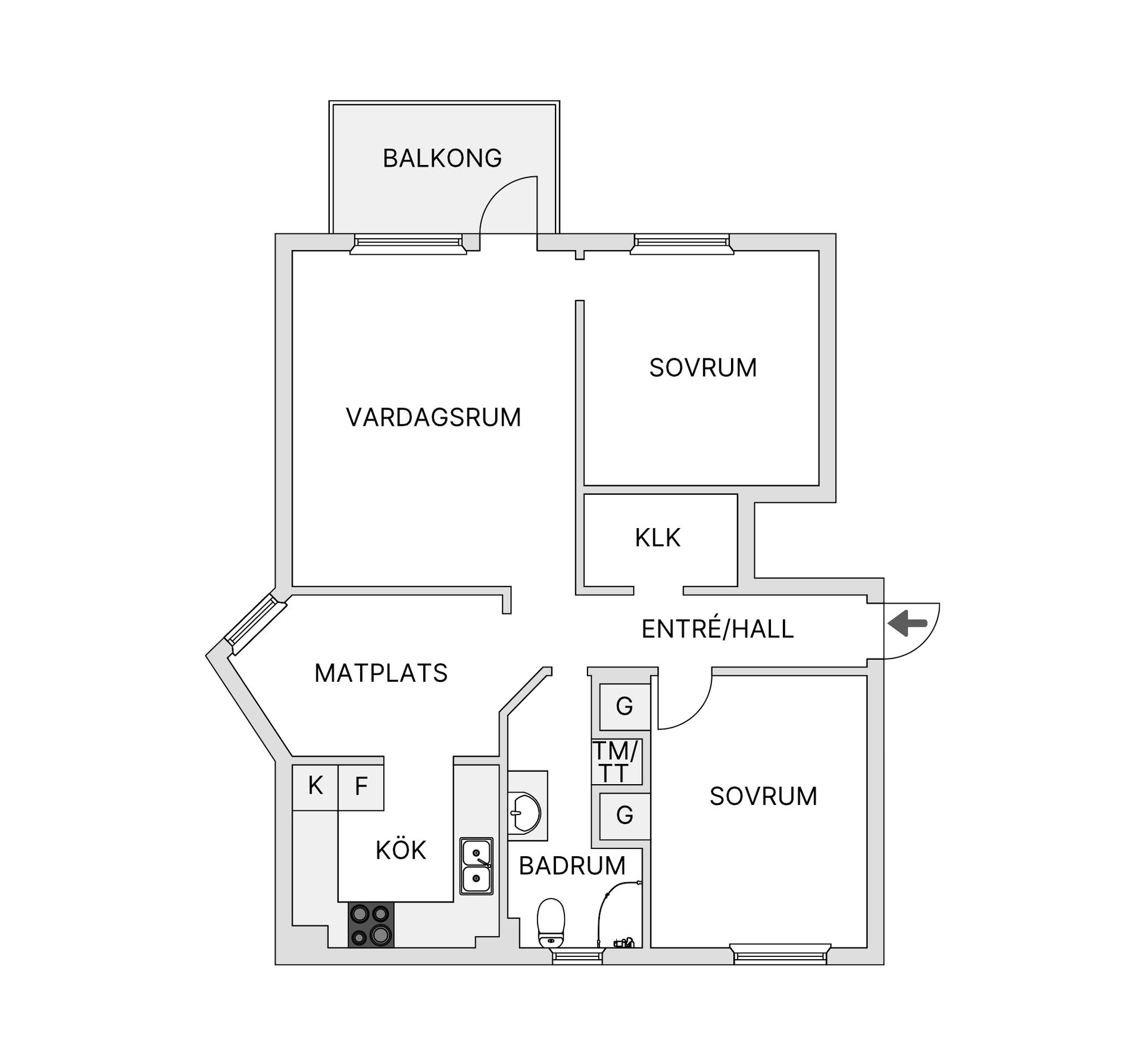 Bostadsrätt, Uddevallavägen 11A, Centrum, Kungälv