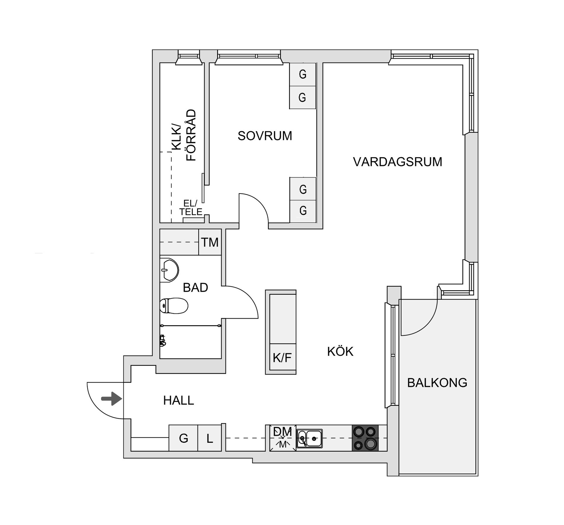 Bostadsrätt, Norra Skeppspromenaden 9, Eriksberg, Göteborg