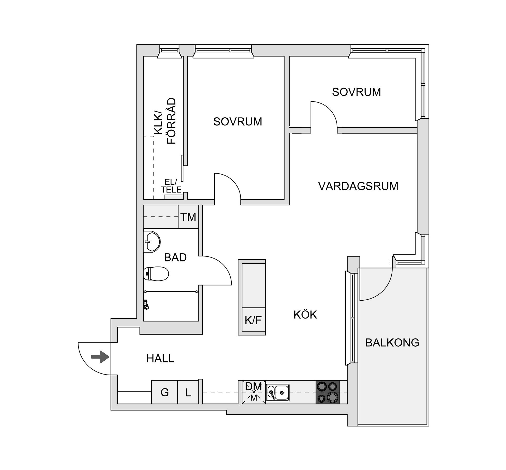 Bostadsrätt, Norra Skeppspromenaden 9, Eriksberg, Göteborg