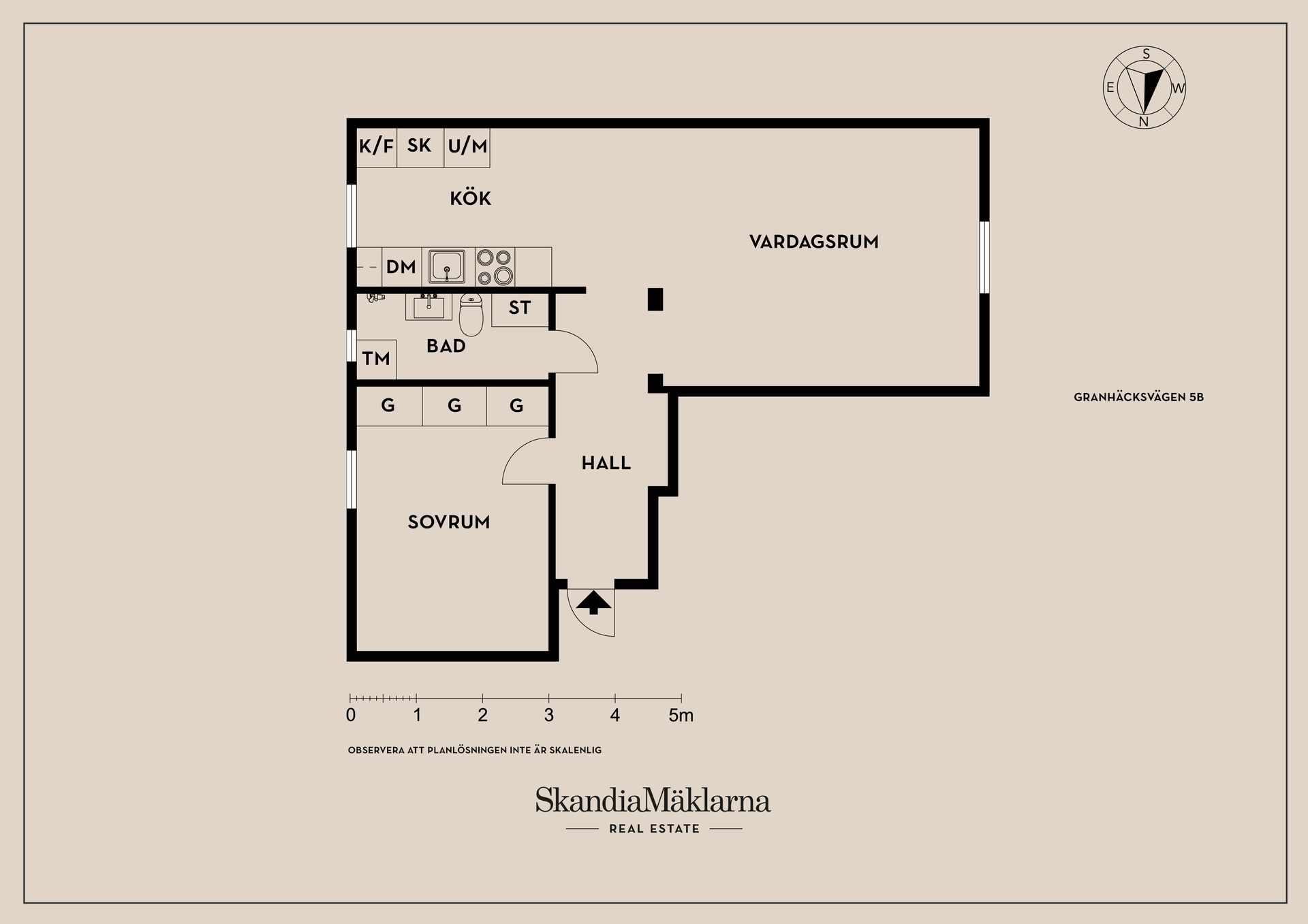Bostadsrätt, Granhäcksvägen 5B, Surte, Ale