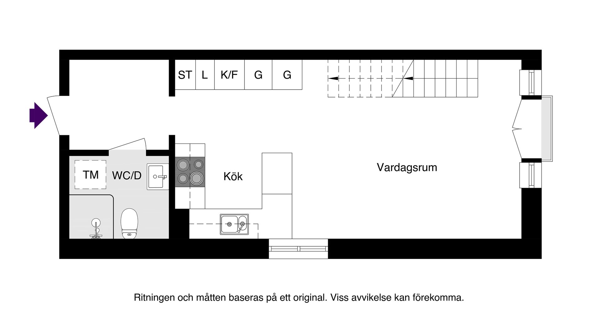 Bostadsrätt, S:t Johannesgatan 36C, Kåbo, Uppsala