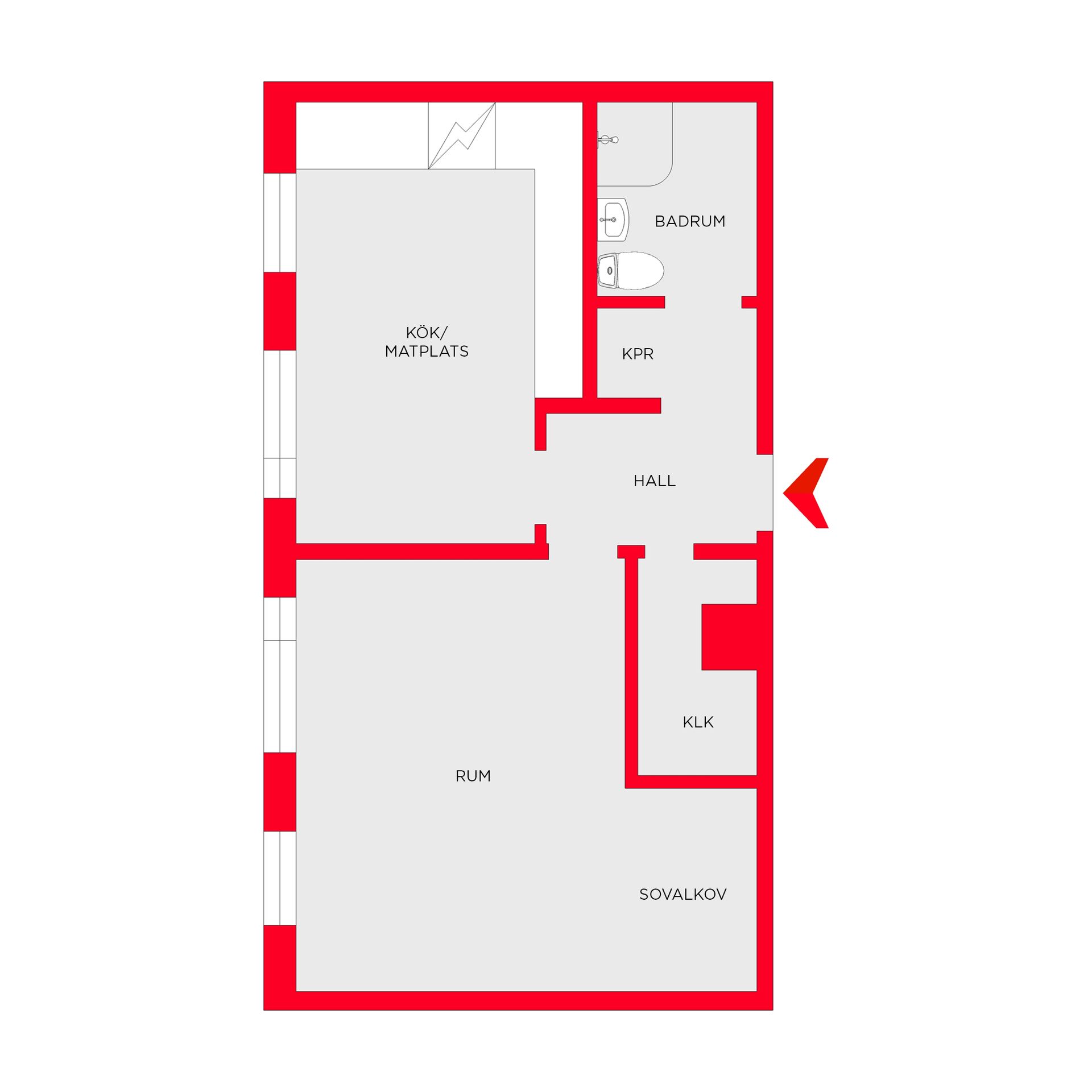 Bostadsrätt, Bodagatan 10, Boda, Borås