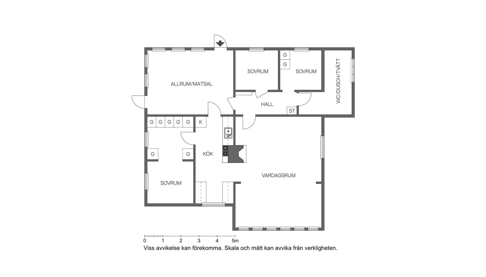 Villa, Skärenvägen 5, Älgeby, Vallentuna