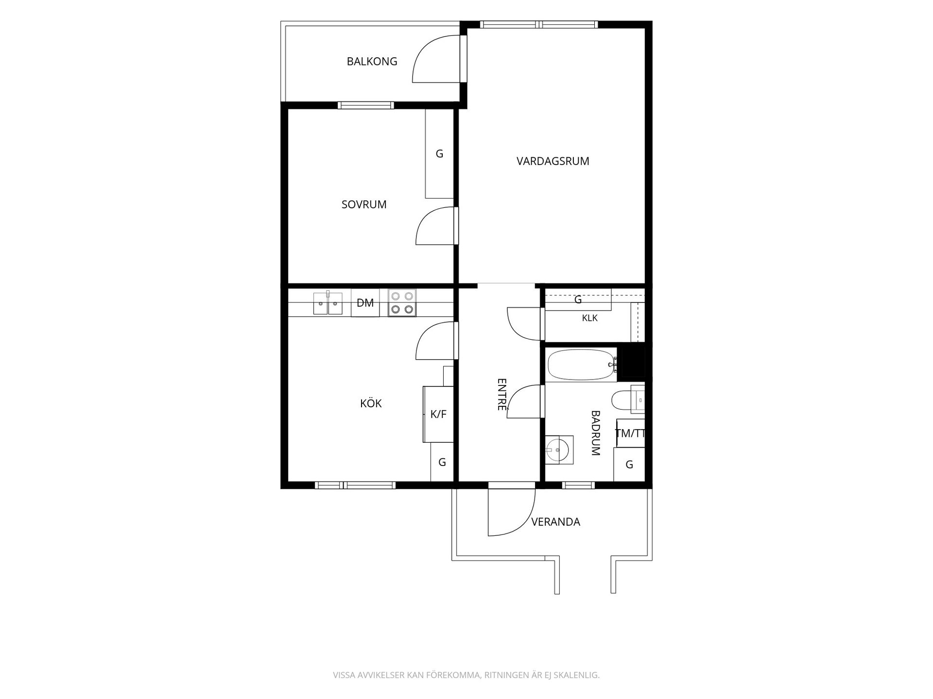 Bostadsrätt, Mariefredsvägen 4F, Gnesta