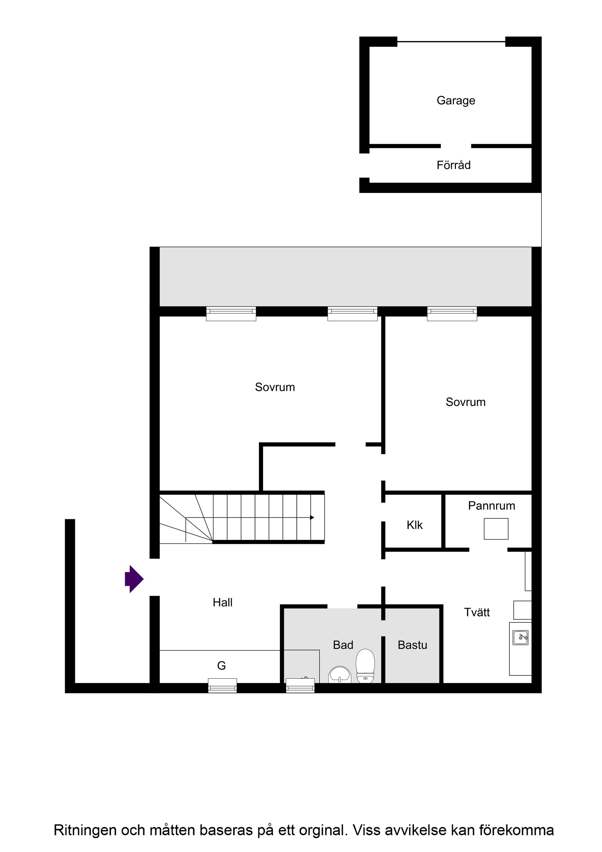Villa, Radhus, Bergvägen 5, Rickeby, Vallentuna