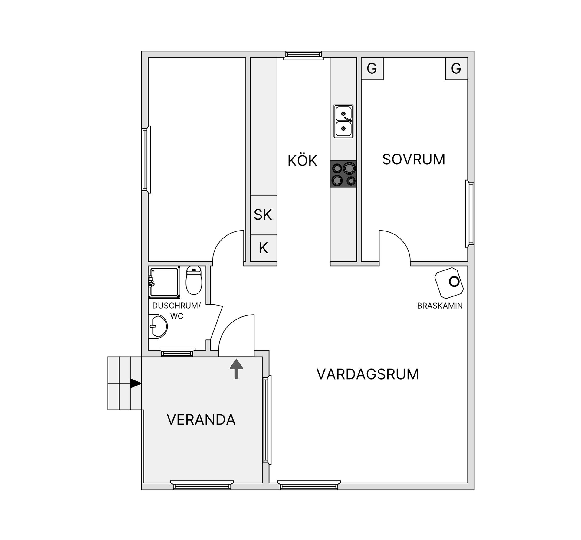 Fritidshus, Storsand 3, Lakene, Hagfors