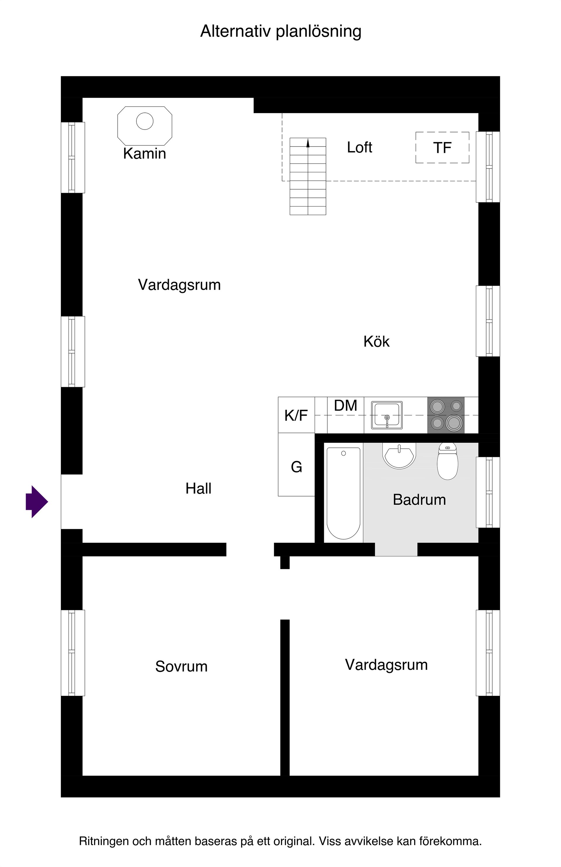 Bostadsrätt, Linnégatan 2G, Centrum, Uppsala