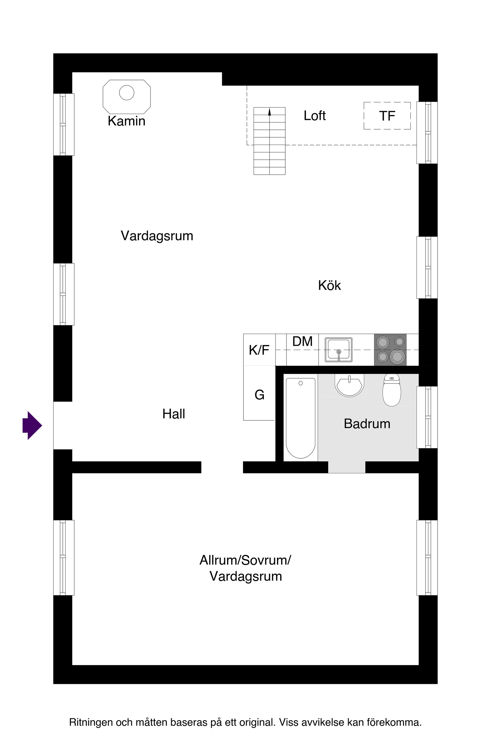 Bostadsrätt, Linnégatan 2G, Centrum, Uppsala