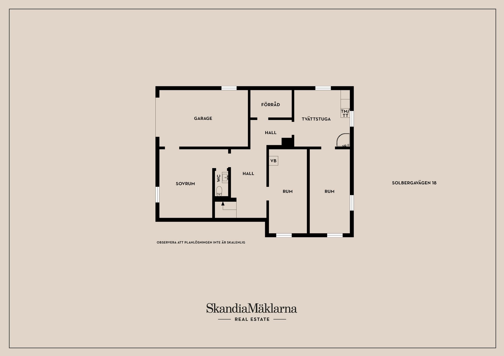 Villa, Solbergavägen 18, Motala
