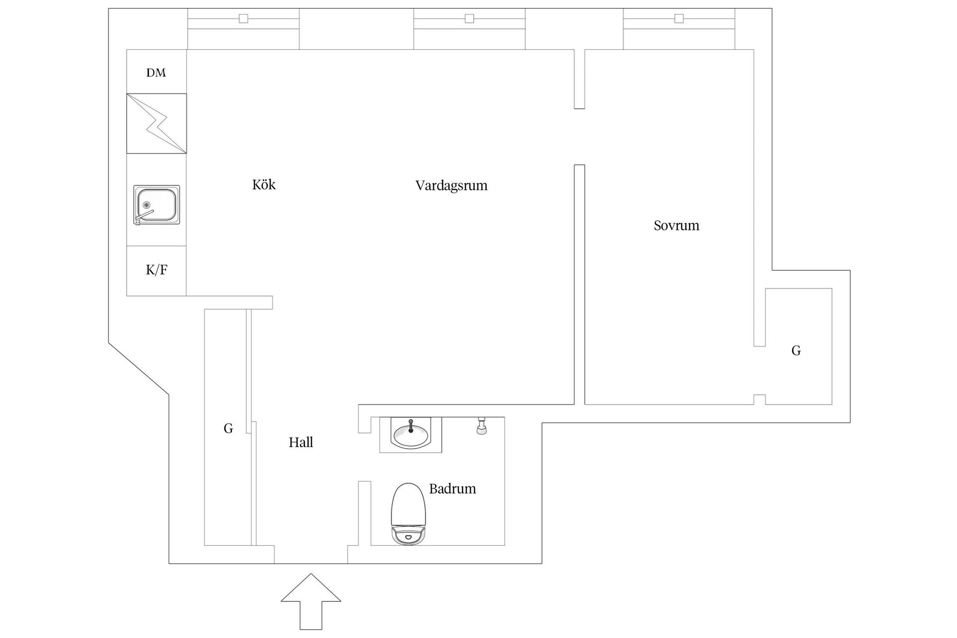 Bostadsrätt, Metargatan 7, 2tr, Södermalm Sofia, Stockholm