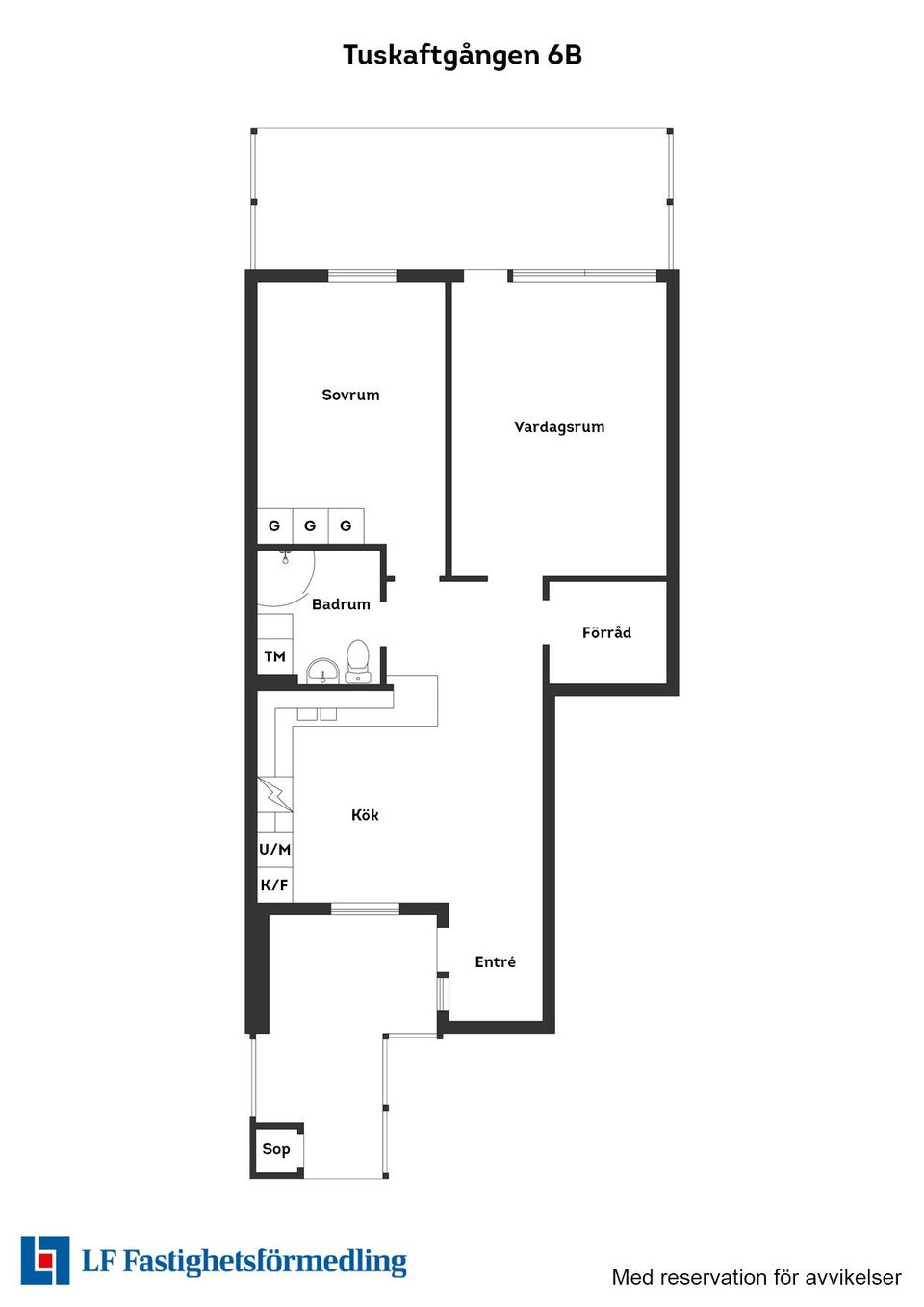 Bostadsrätt, Tuskaftgången 6B, Frennarp, Halmstad