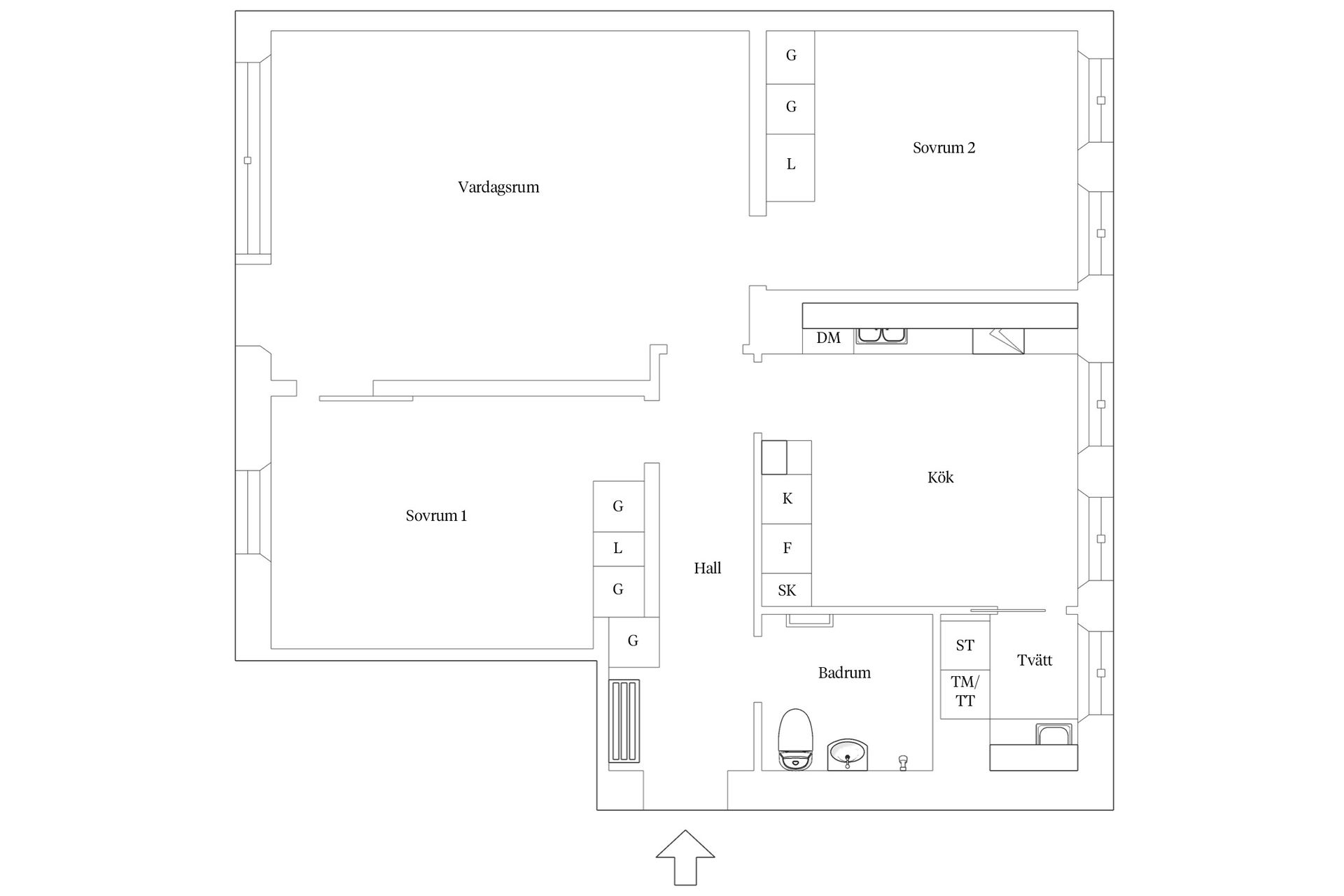 Bostadsrätt, Valhallavägen 14B, Staffanstorp - Centrum, Staffanstorp