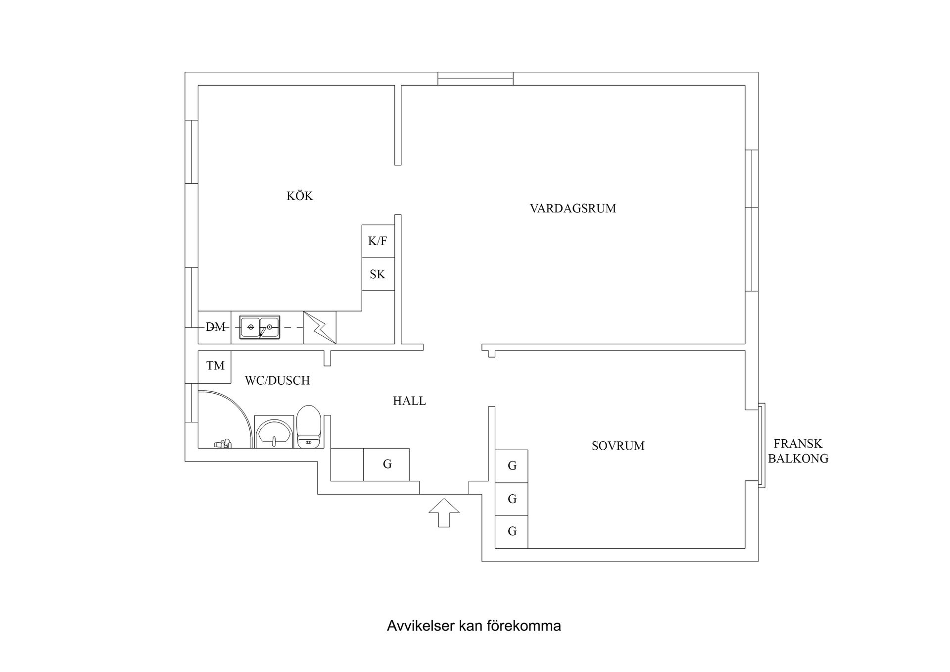 Bostadsrätt, Drottninggatan 44C, Centrum, Trollhättan
