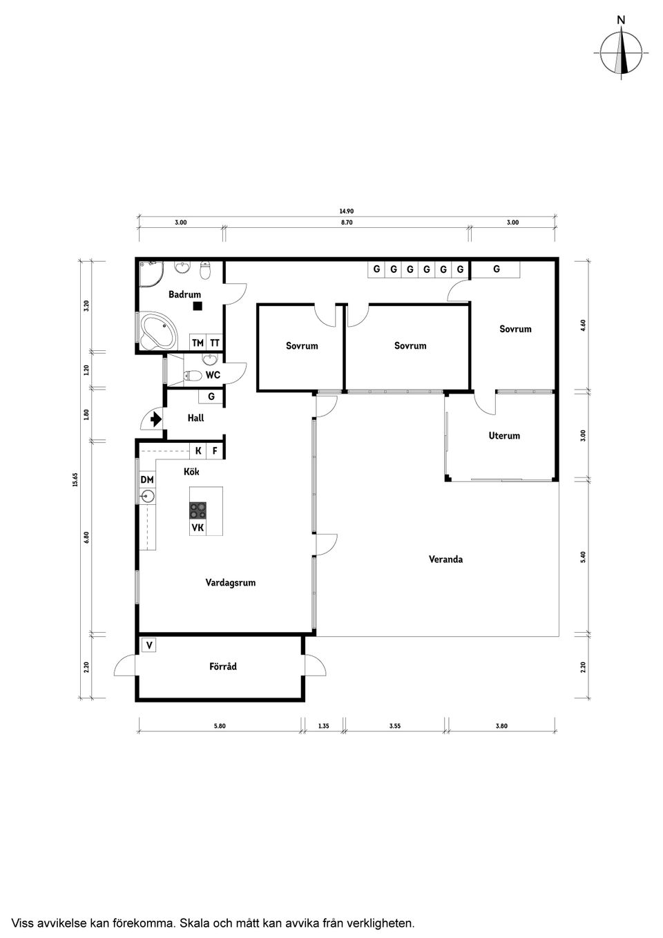 Villa, Radhus, Turmalingatan 7C, Önnered, Göteborg