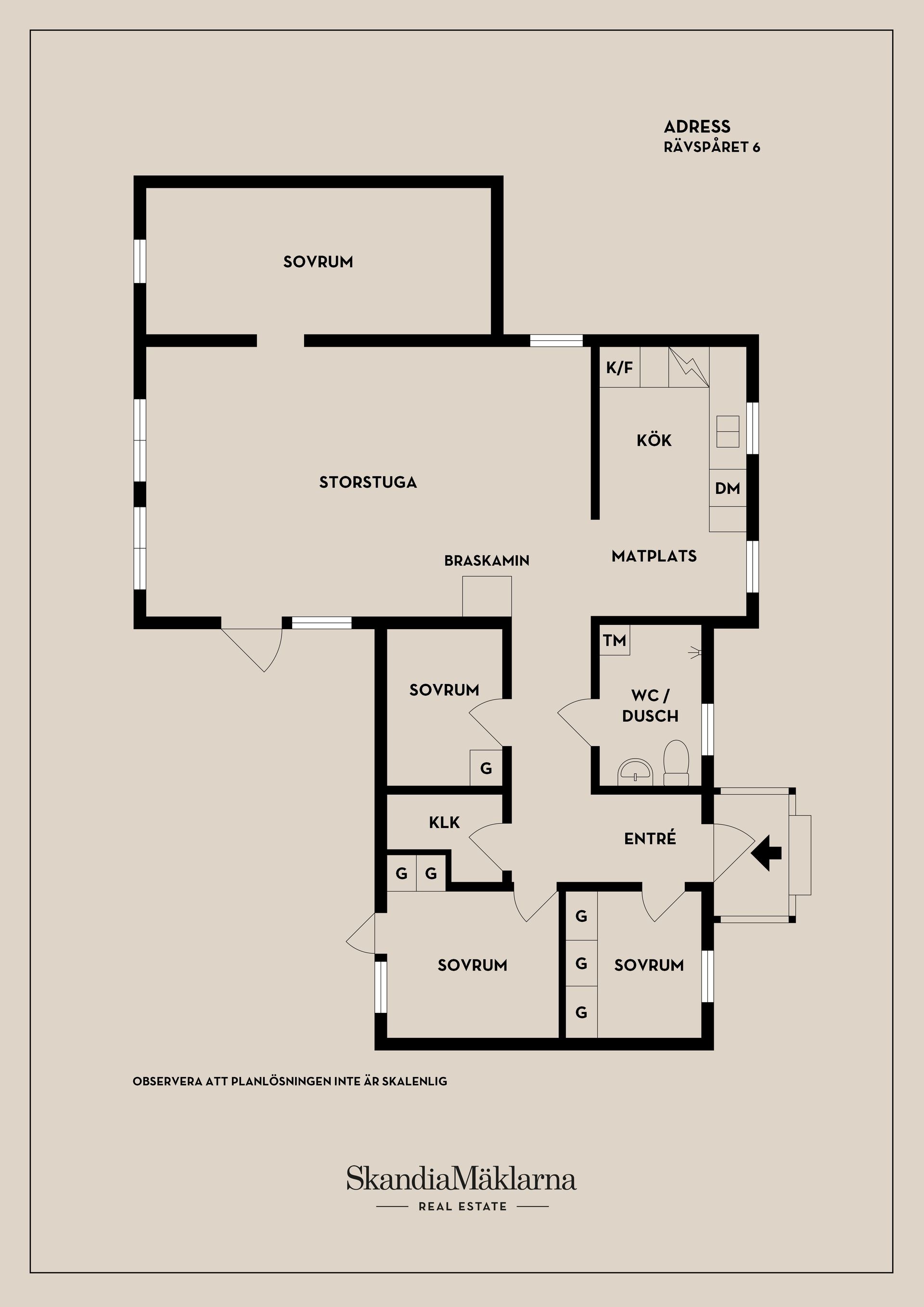 Villa, Rävspåret 6, Nyköping
