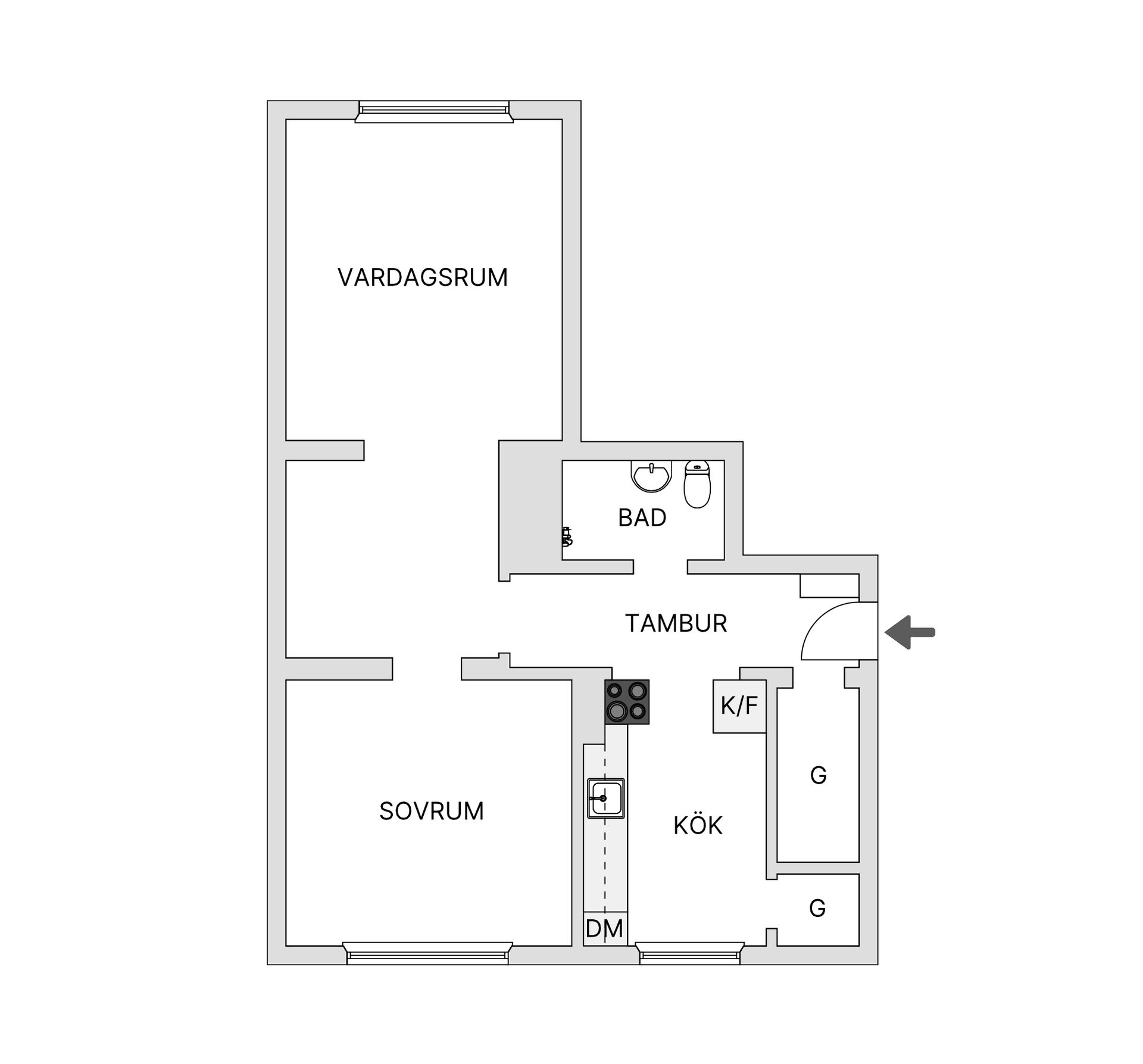 Bostadsrätt, Jespersgatan 22, Södra sofielund, Malmö
