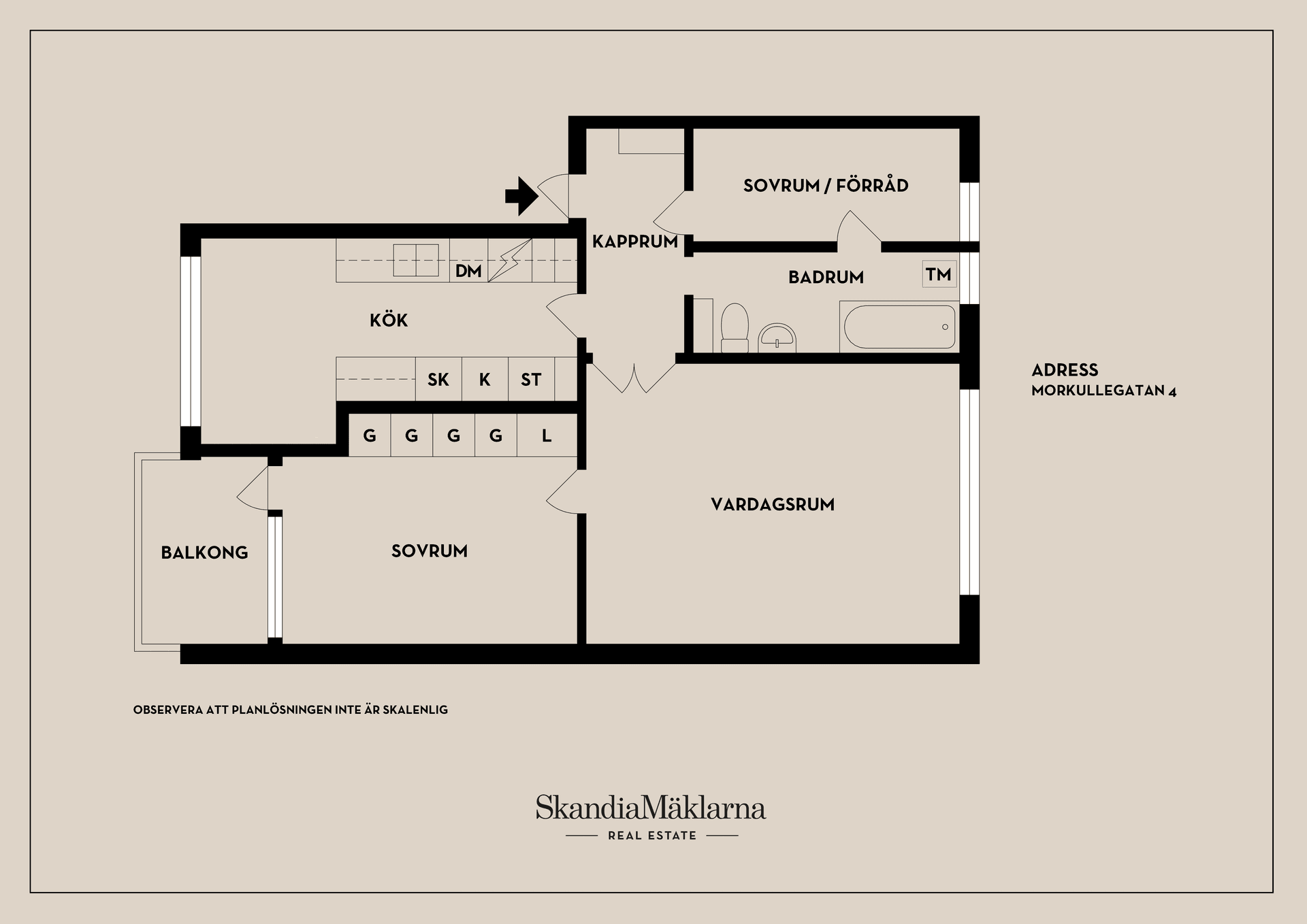 Bostadsrätt, Morkullegatan 4, Råby, Västerås
