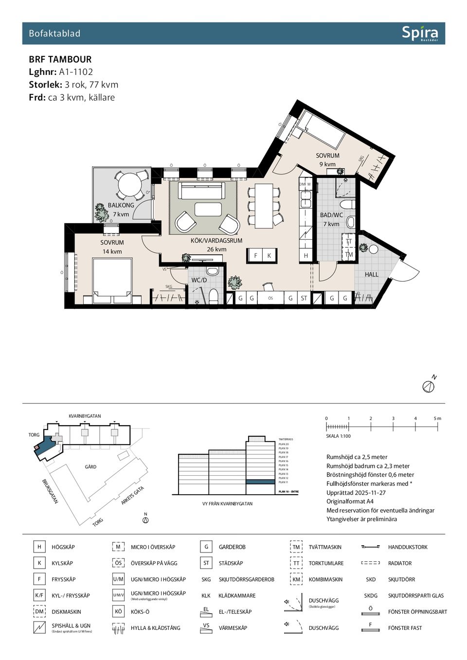 Bostadsrätt, Kvarnbygatan 4A Lgh A1-1102, Forsåker, Mölndal