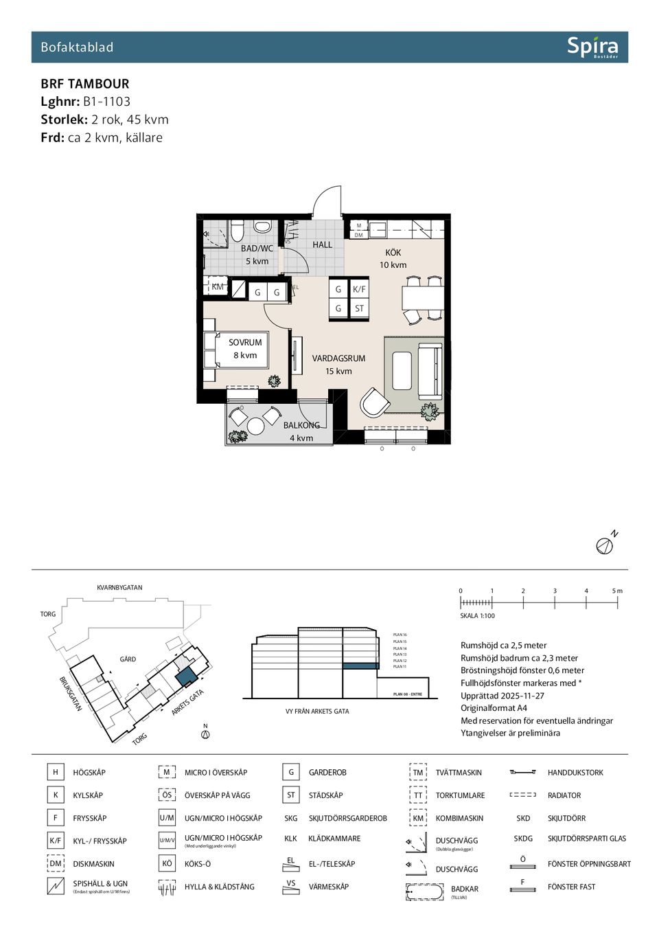 Bostadsrätt, Arkets gata 20 Lgh B1-1103, Forsåker, Mölndal