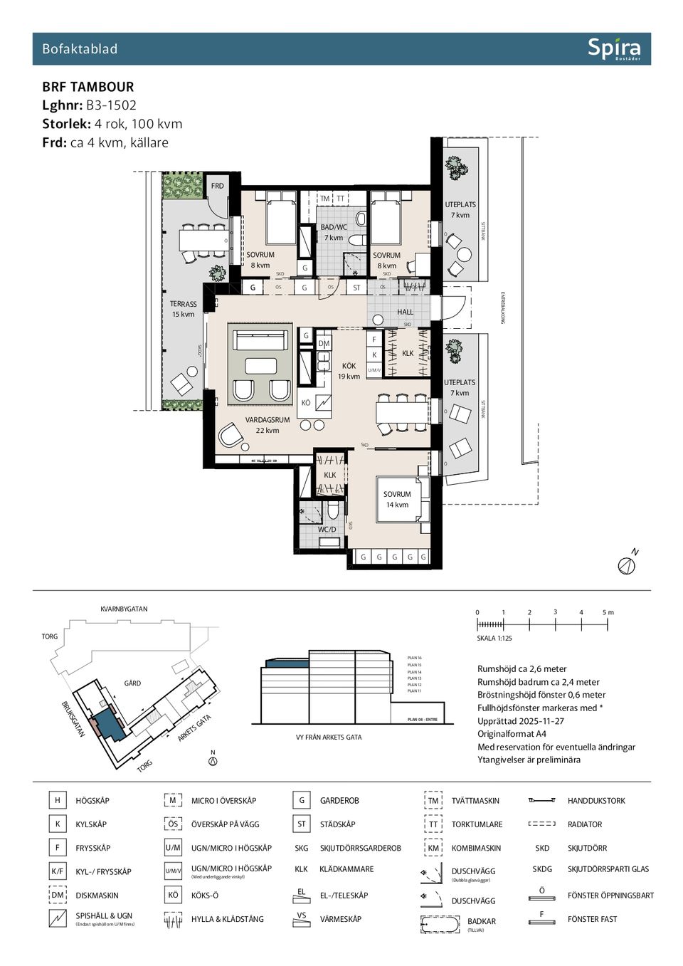 Bostadsrätt, Arkets gata 24A Lgh B3-1502, Forsåker, Mölndal