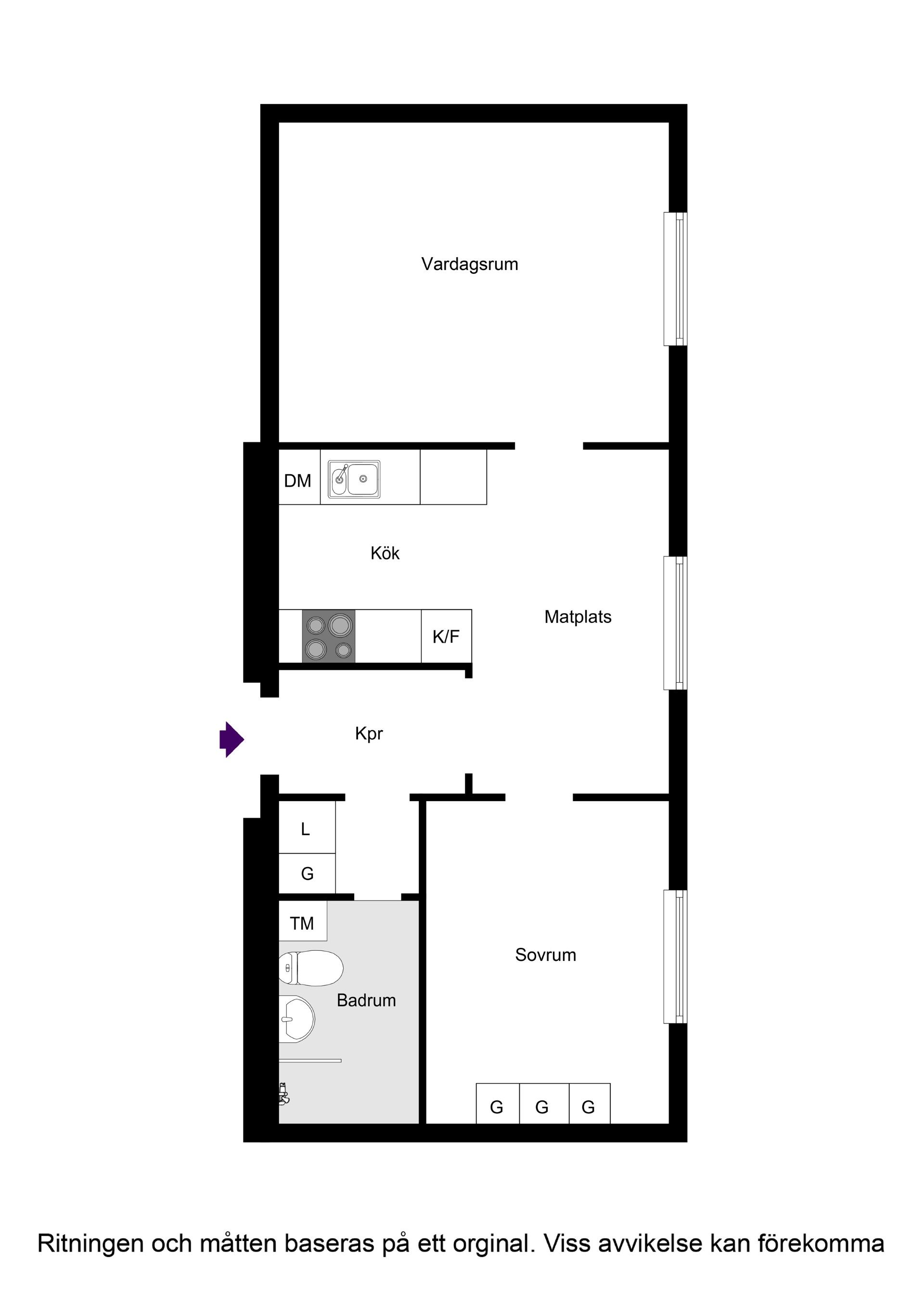 Bostadsrätt, Åkerbyvägen 96, Högst upp!, Täby Centrum, Täby