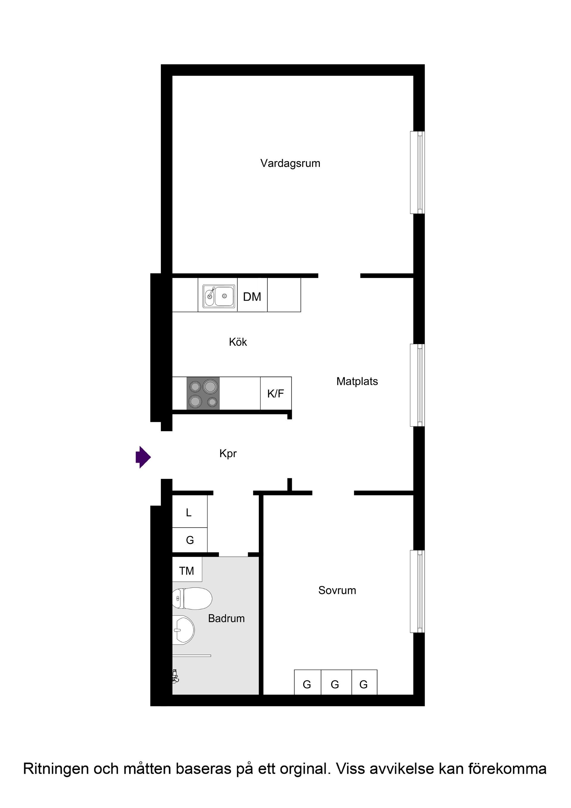 Bostadsrätt, Åkerbyvägen 96, Högst upp!, Täby Centrum, Täby