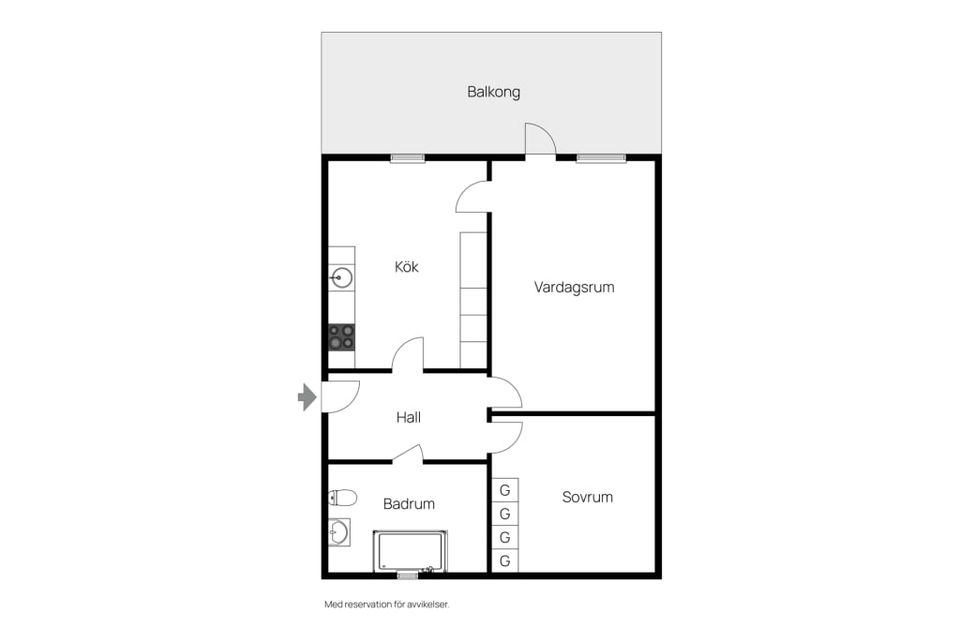 Bostadsrätt, Vougts Väg 3, Rosengård, Malmö
