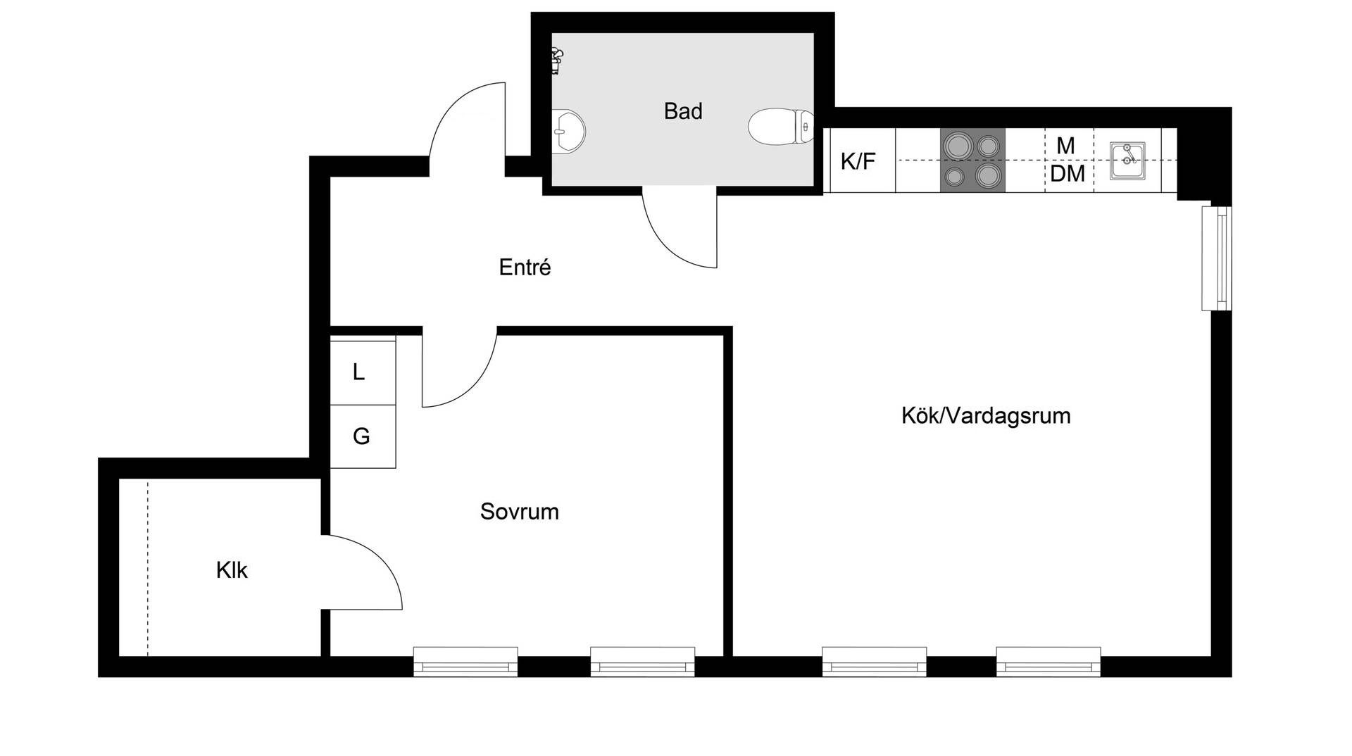 Bostadsrätt, Mariehällsvägen 30C, Bromma - Mariehäll, Stockholm