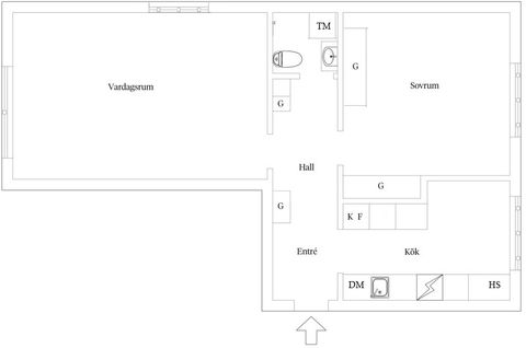 Bostadsrätt, Ängsnäsvägen 1, Centrala Huddinge, Huddinge