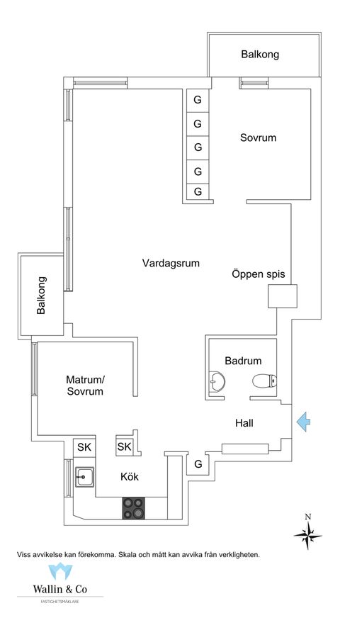 Bostadsrätt, Essingestråket 34, 1 tr, Kungsholmen - Stora Essingen, Stockholm